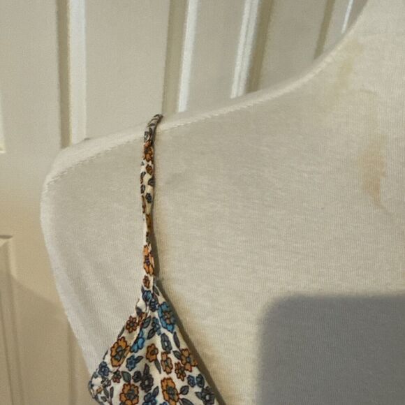 Floral Boho Midi Dress Small Lined Cottagecore Peasant Flower Romantic Casual - Picture 4 of 14